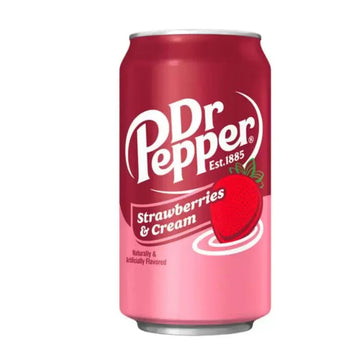 12 Pack x Dr Pepper Strawberry & Cream - 355ml